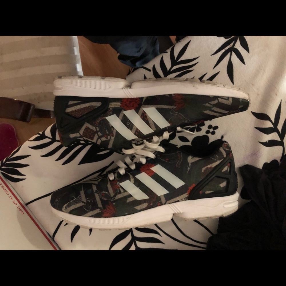 Adidas Mens Zx flux 10.5 print